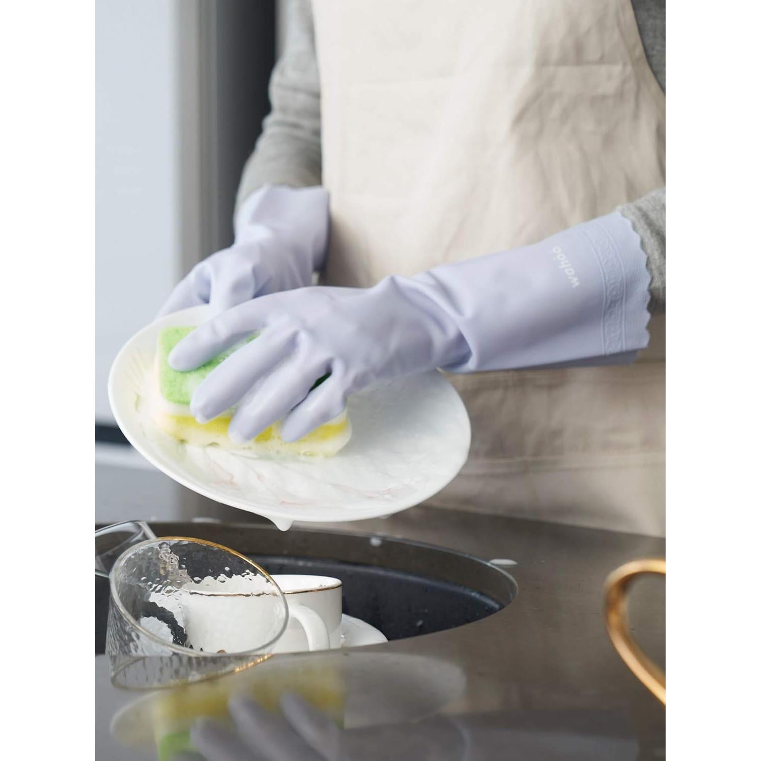 Guantes de Limpieza Reutilizables LANON Wahoo Azul Pequeño