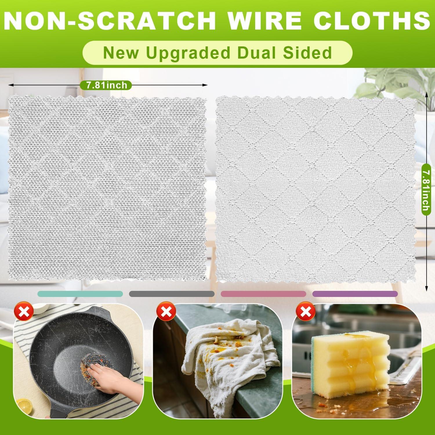 12 Paños de Limpieza de Alambre INFICRIME 25.4cm Reutilizables