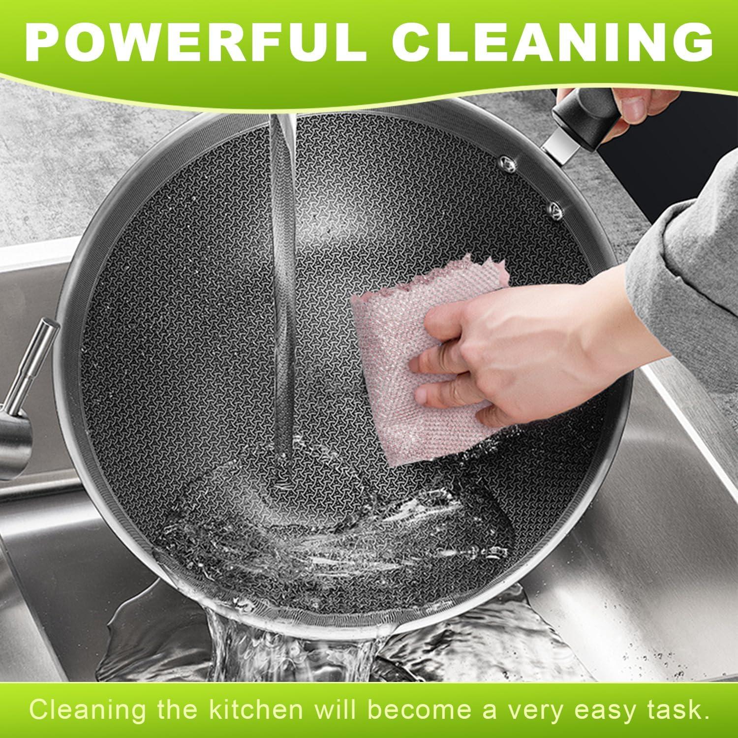 12 Paños de Limpieza de Alambre INFICRIME 25.4cm Reutilizables