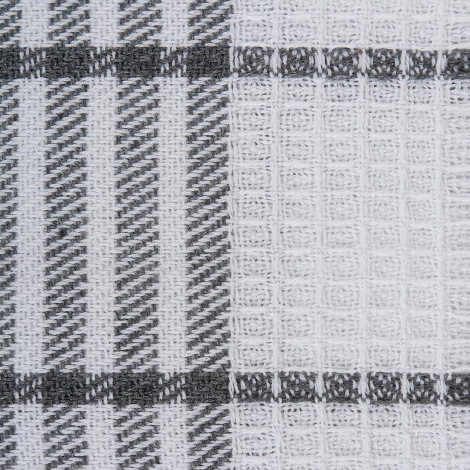 Juego de Cocina DII Waffle Weave 8 Piezas 100% Algodón Gris