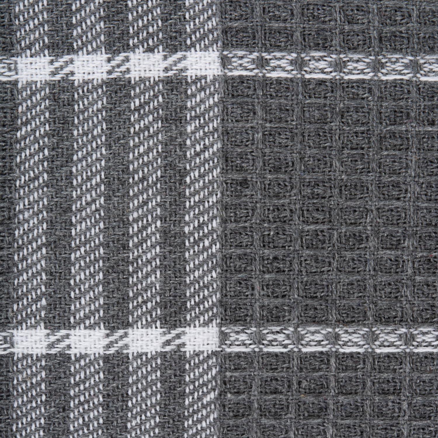 Juego de Cocina DII Waffle Weave 8 Piezas 100% Algodón Gris