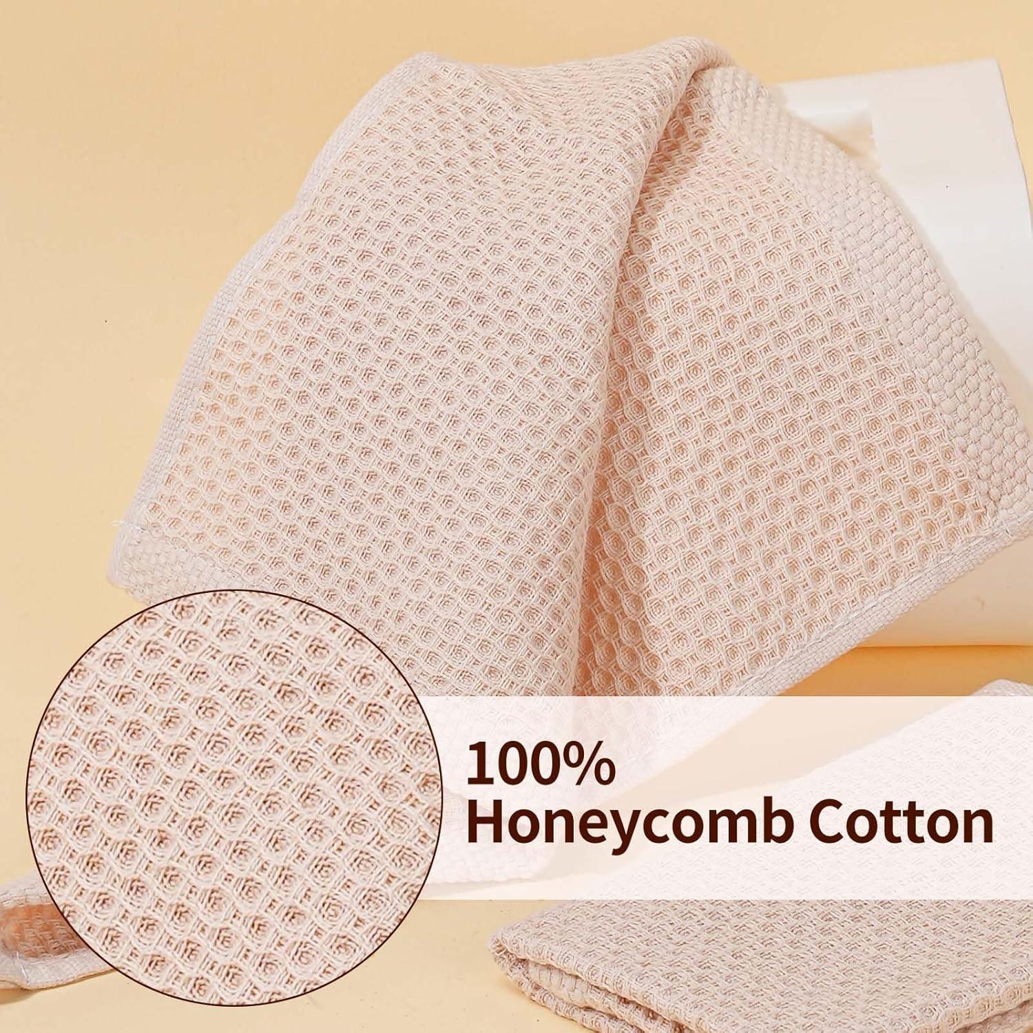 Paños de Cocina de Algodón LikGuest 30x30 cm, 8 Piezas Absorbentes