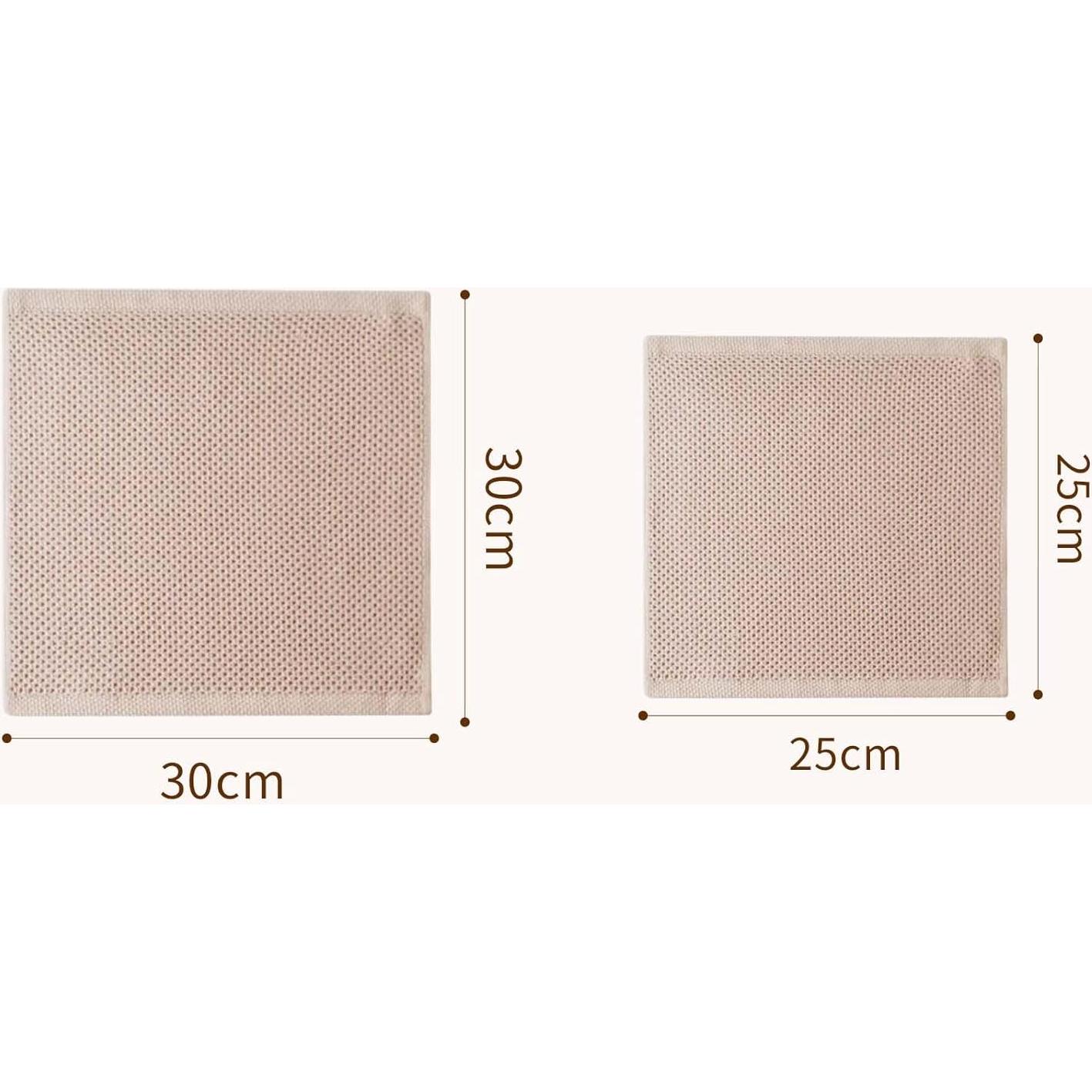 Paños de Cocina de Algodón LikGuest 30x30 cm, 8 Piezas Absorbentes