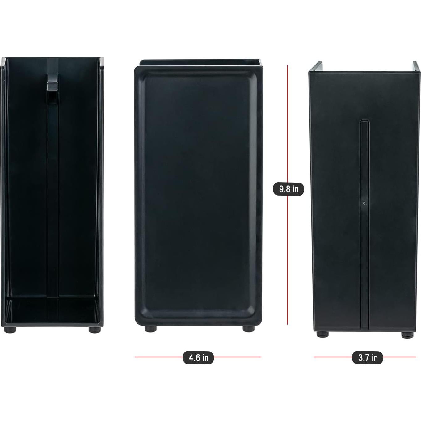 Soporte de Secado Oculto COELO para Guantes de Cocina Negro