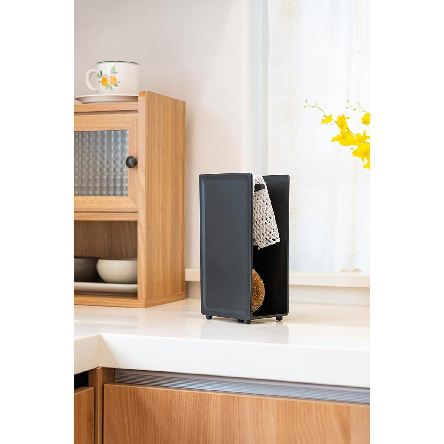 Soporte de Secado Oculto COELO para Guantes de Cocina Negro