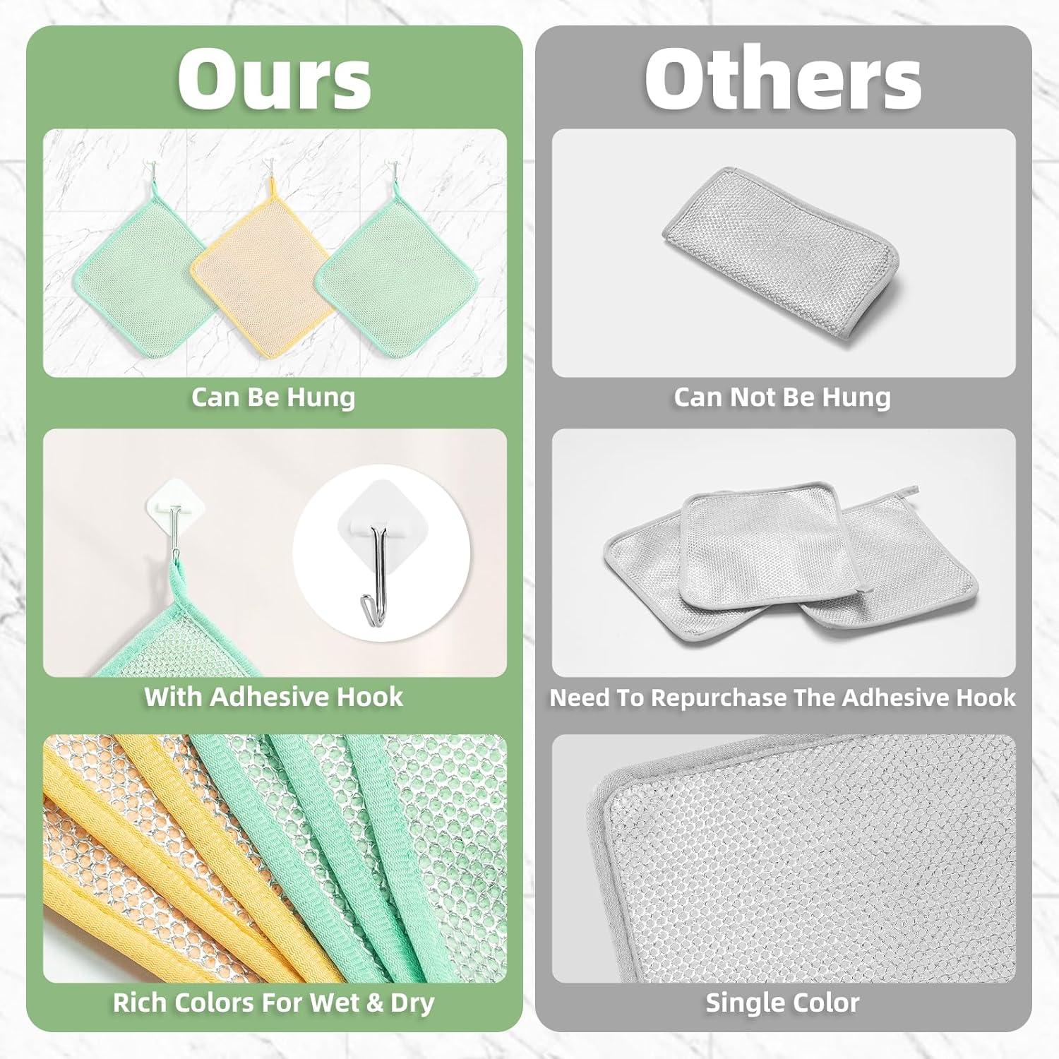 Paños de Cocina Reutilizables LawnIdyll 12 Unidades Microfibra