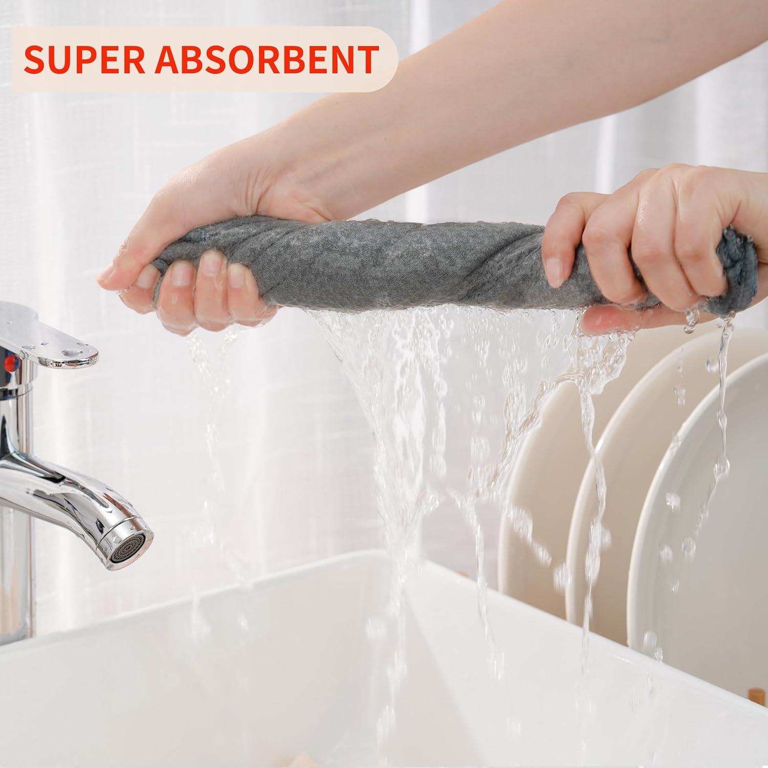 Set de 6 Paños de Cocina Microfibra 30.5x30.5 cm - MICROFI