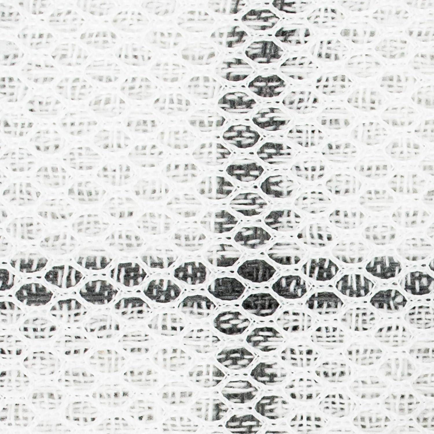 Set de 6 Paños de Cocina DII Rayas Blancas y Grises 30x30 cm