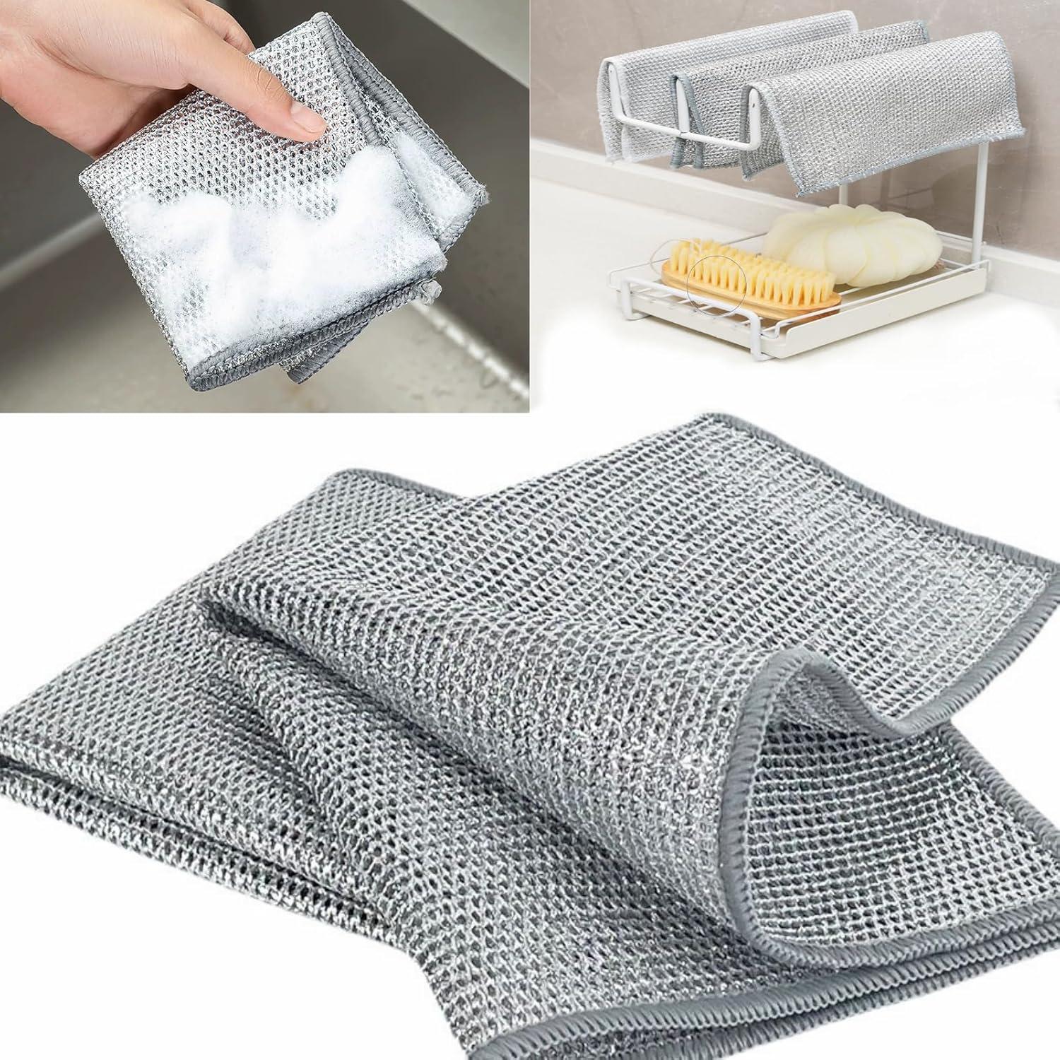 Kit de 8 Paños de Microfibra de Bambú Nonillionth - Limpieza Eficiente