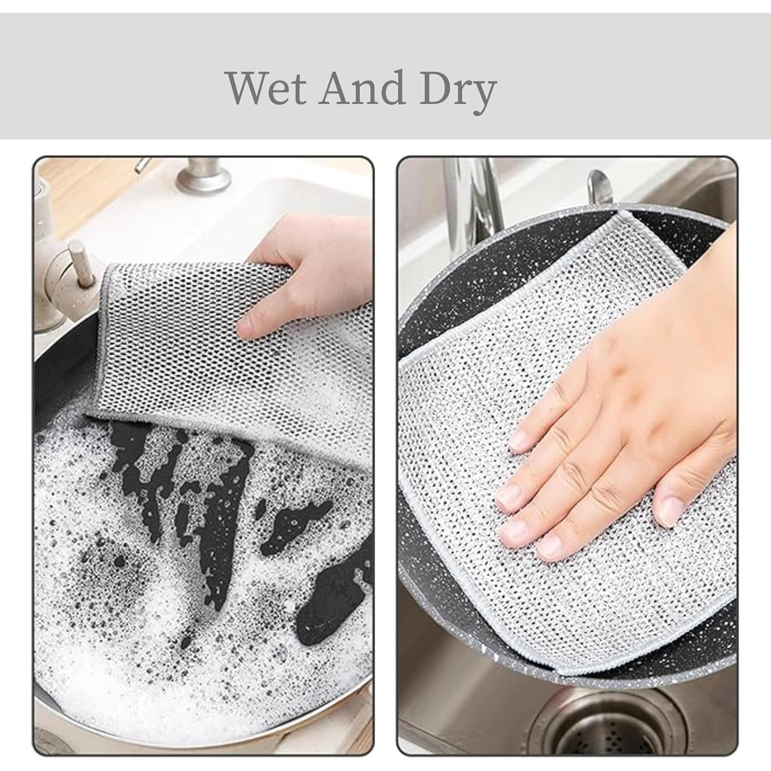 Trapos de Lavado de Platos de Alambre Mercobay - Paquete de 10