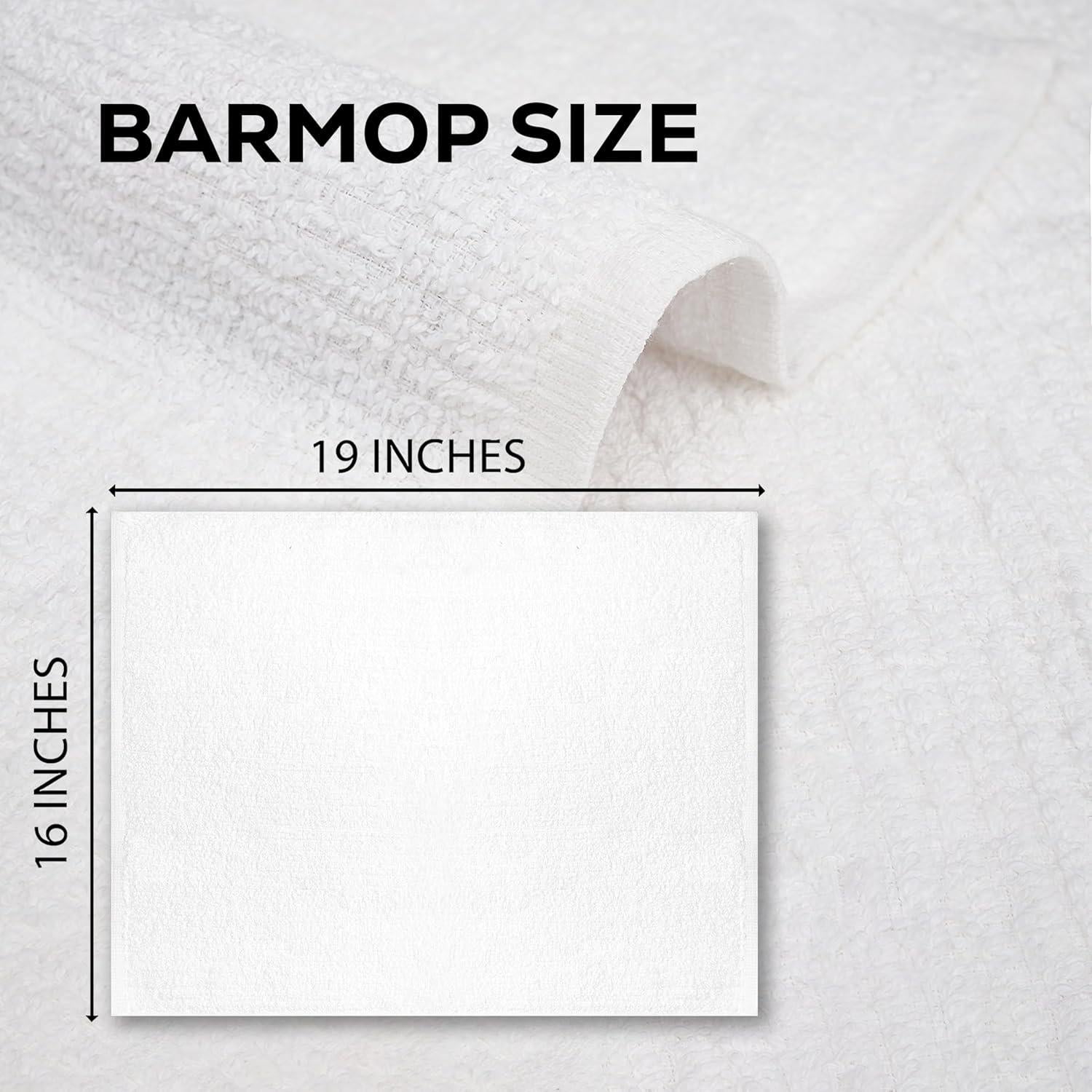 Toallas de Cocina ZUPERIA - Paquete de 12 Algodón 100% 40x48cm