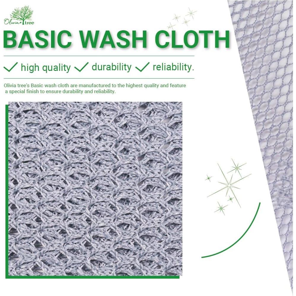 Paños de Lavado de Platos Olivia Tree 5 Piezas 28x28 cm