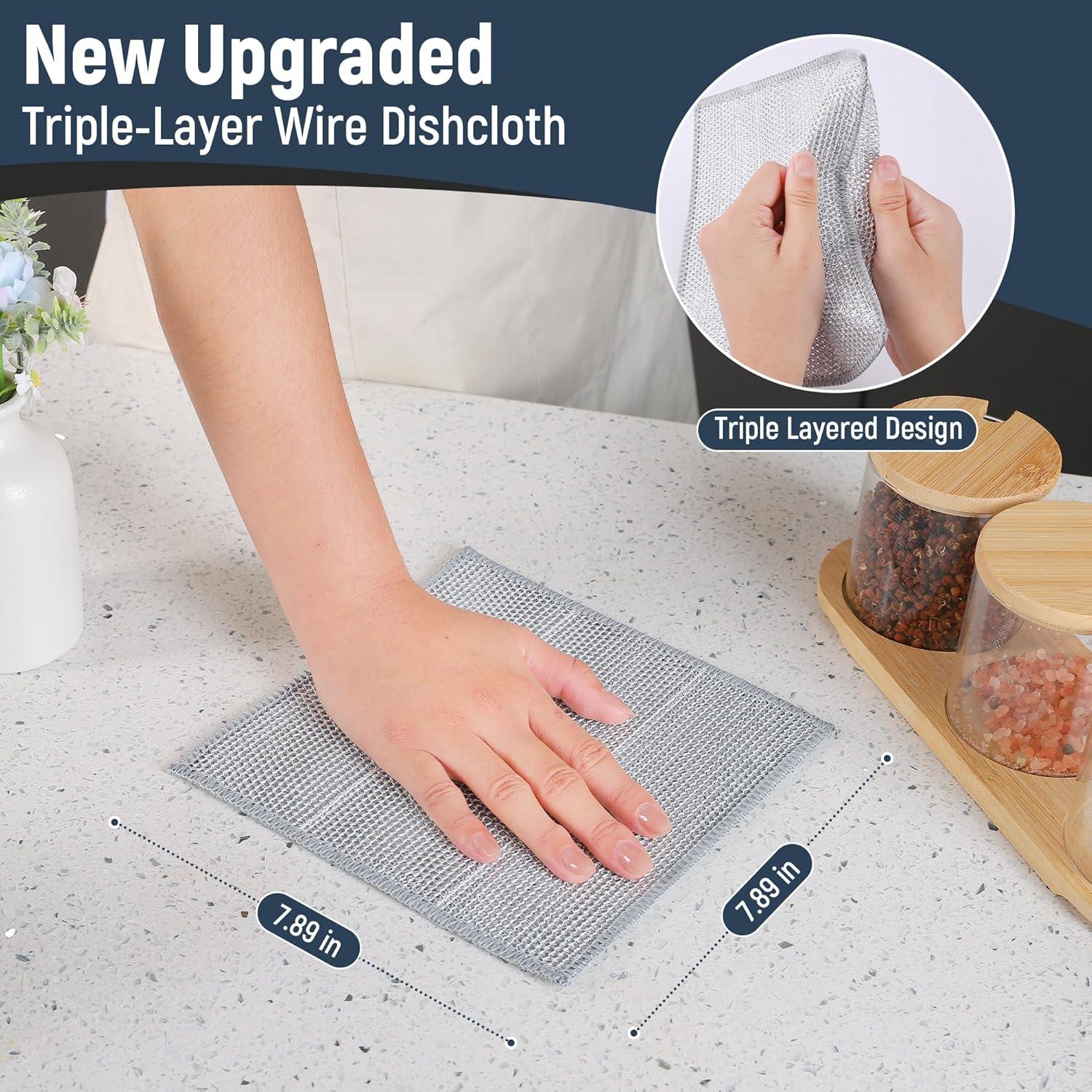 Paños de Limpieza Reutilizables CJACJA 15PCS Sin Rayones