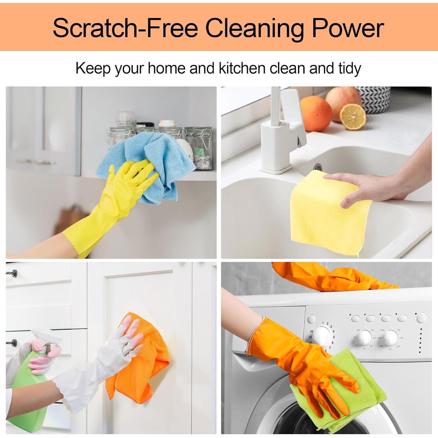 Juego de paños de cocina Aidoclip 20PCS microfibra multipropósito