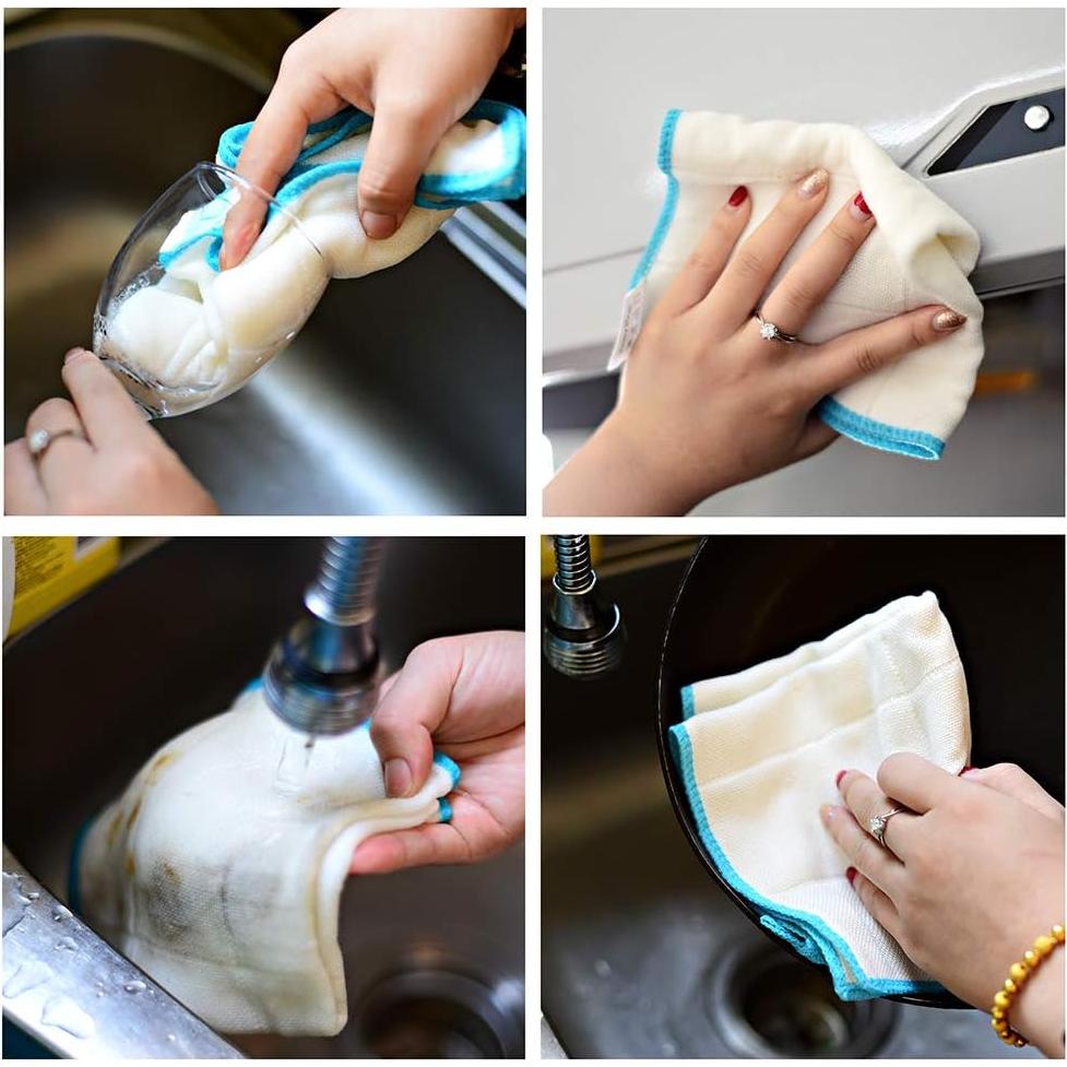 Juego de 10 paños de cocina TSKECN, absorbentes y reutilizables