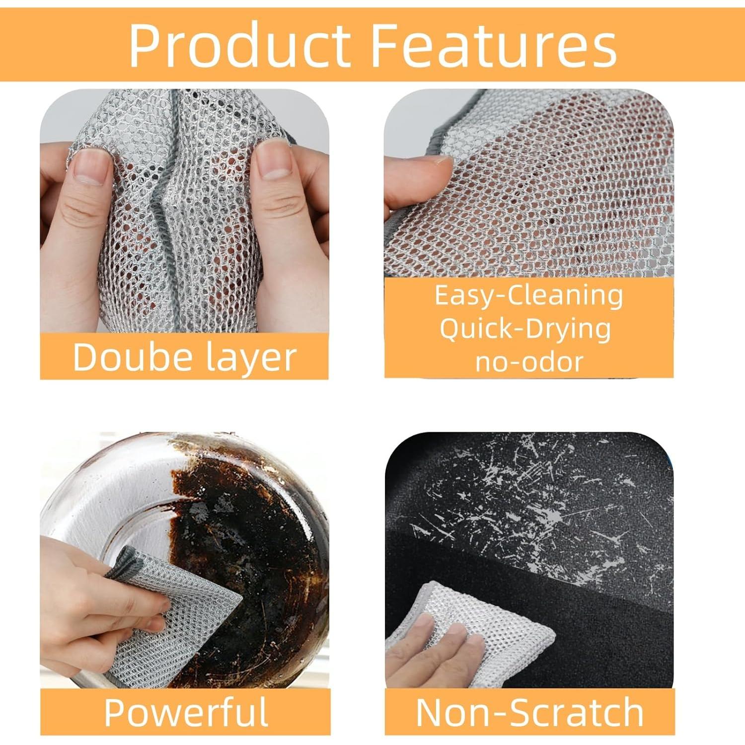 Estropajos de Limpieza Extra Grande 12PCS Dubalaba S25