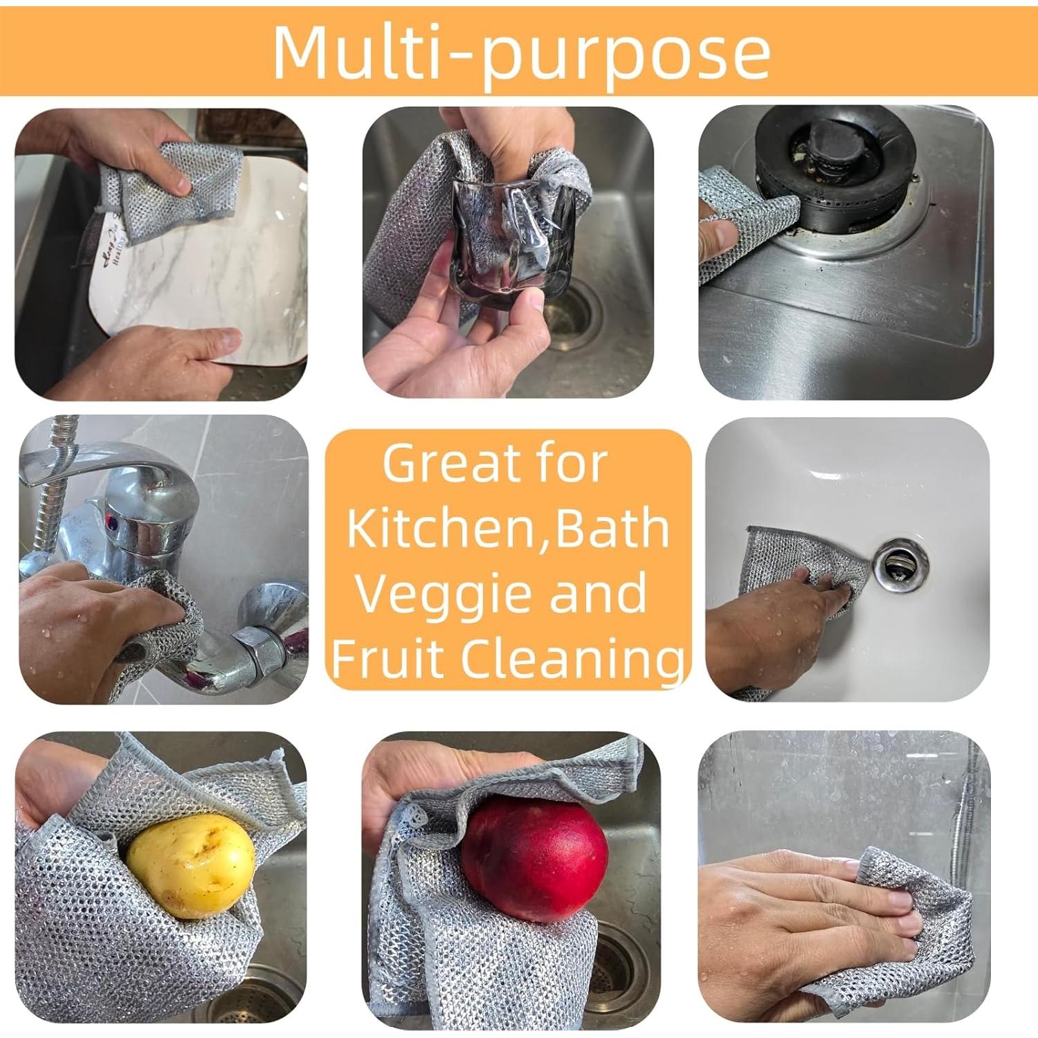 Estropajos de Limpieza Extra Grande 12PCS Dubalaba S25