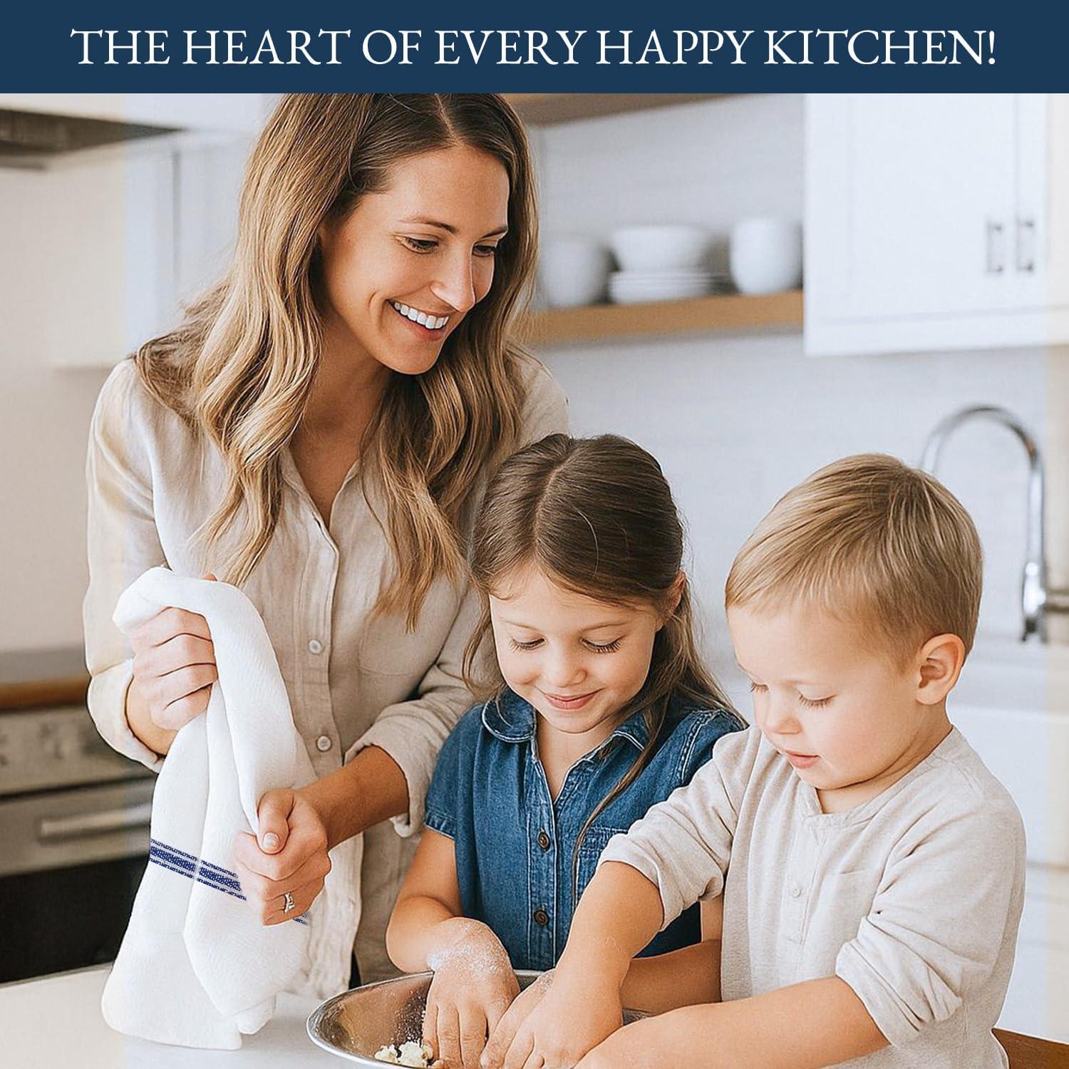 Juego de Toallas de Cocina Lane Linen - 12 Toallas 38x64cm Algodón