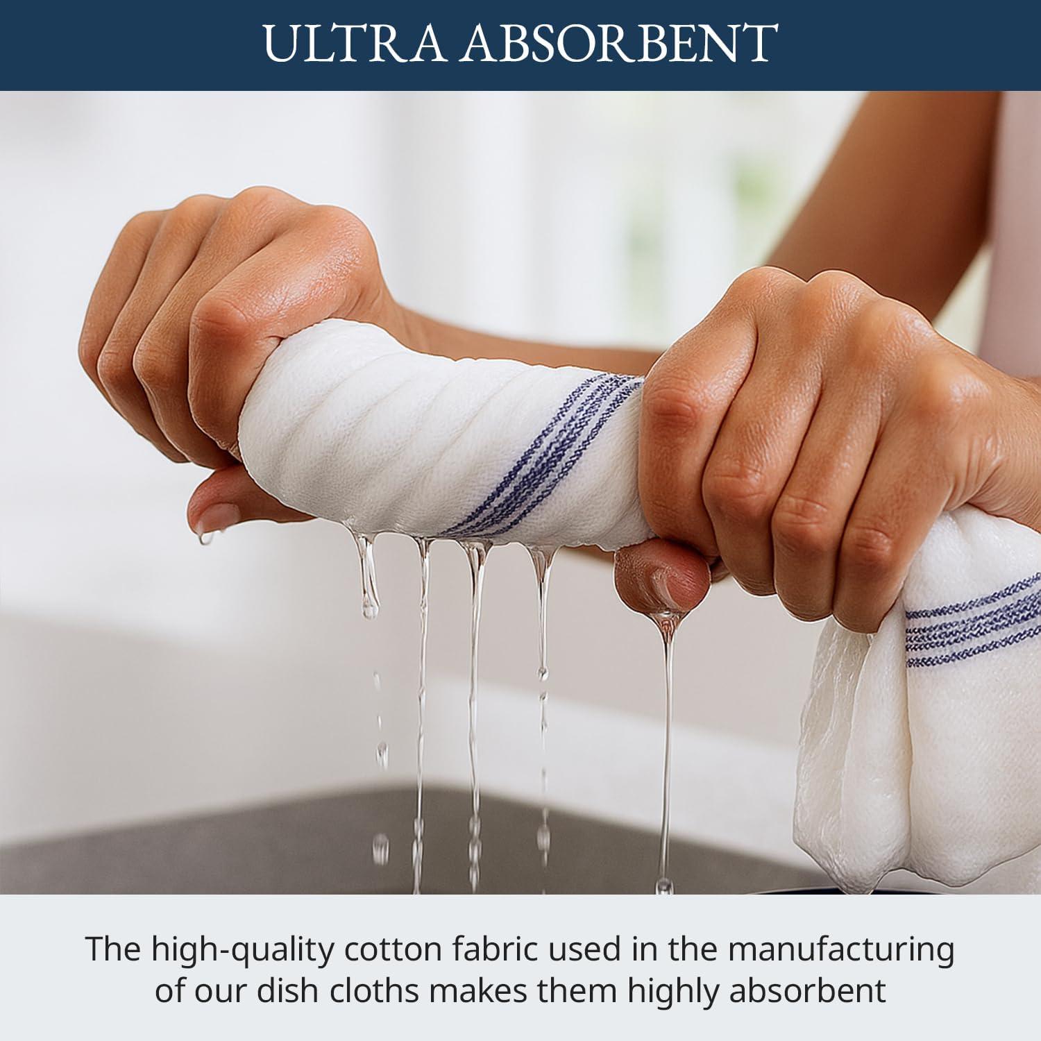 Juego de Toallas de Cocina Lane Linen - 12 Toallas 38x64cm Algodón