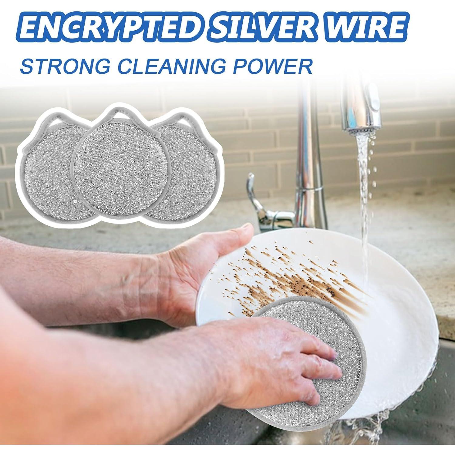 Paquete de 20 Trapos de Limpieza MAQUITA Doble Capa Reutilizables