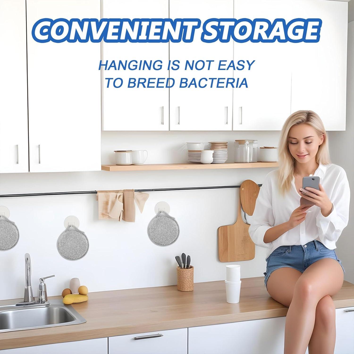 Paquete de 20 Trapos de Limpieza MAQUITA Doble Capa Reutilizables