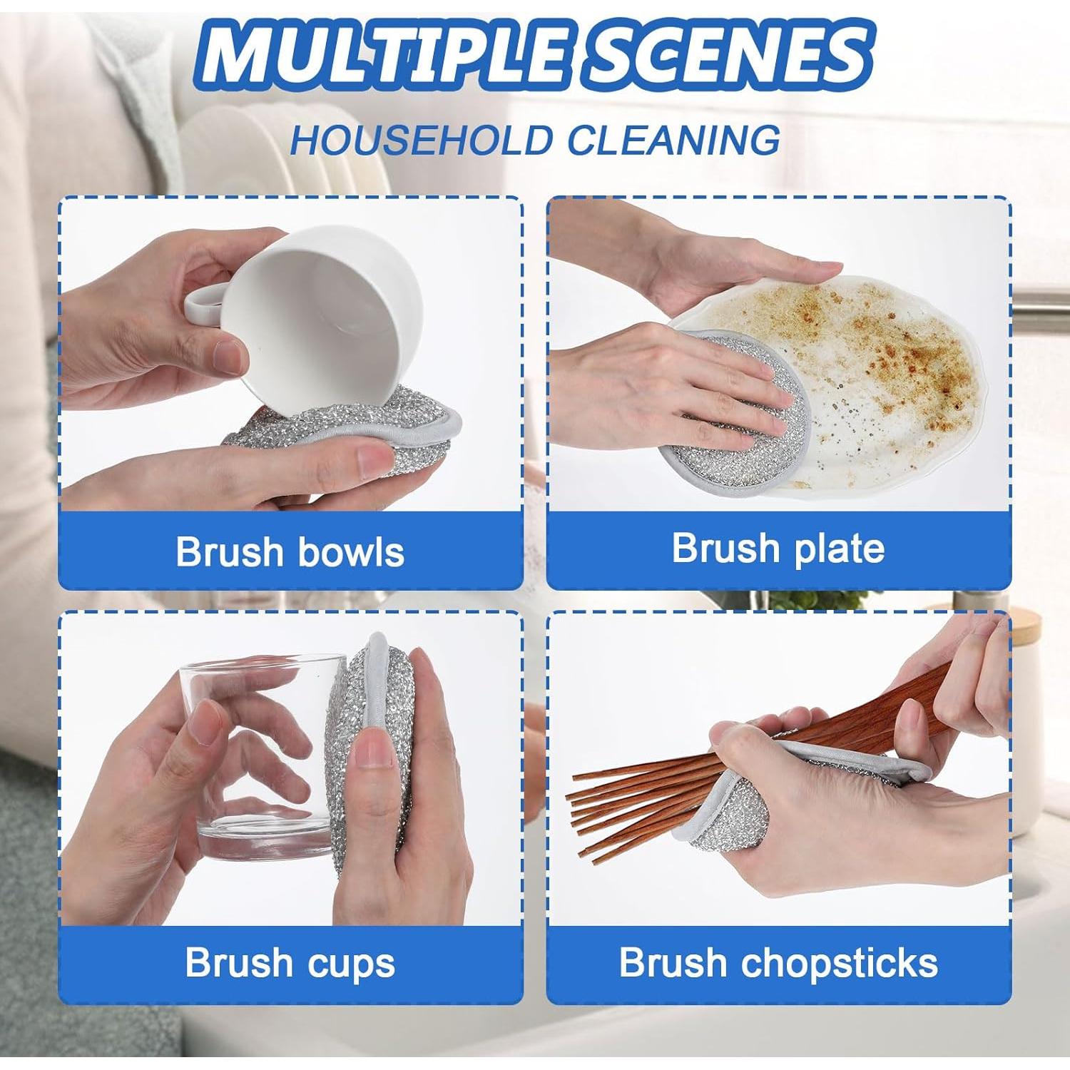 Paquete de 20 Trapos de Limpieza MAQUITA Doble Capa Reutilizables