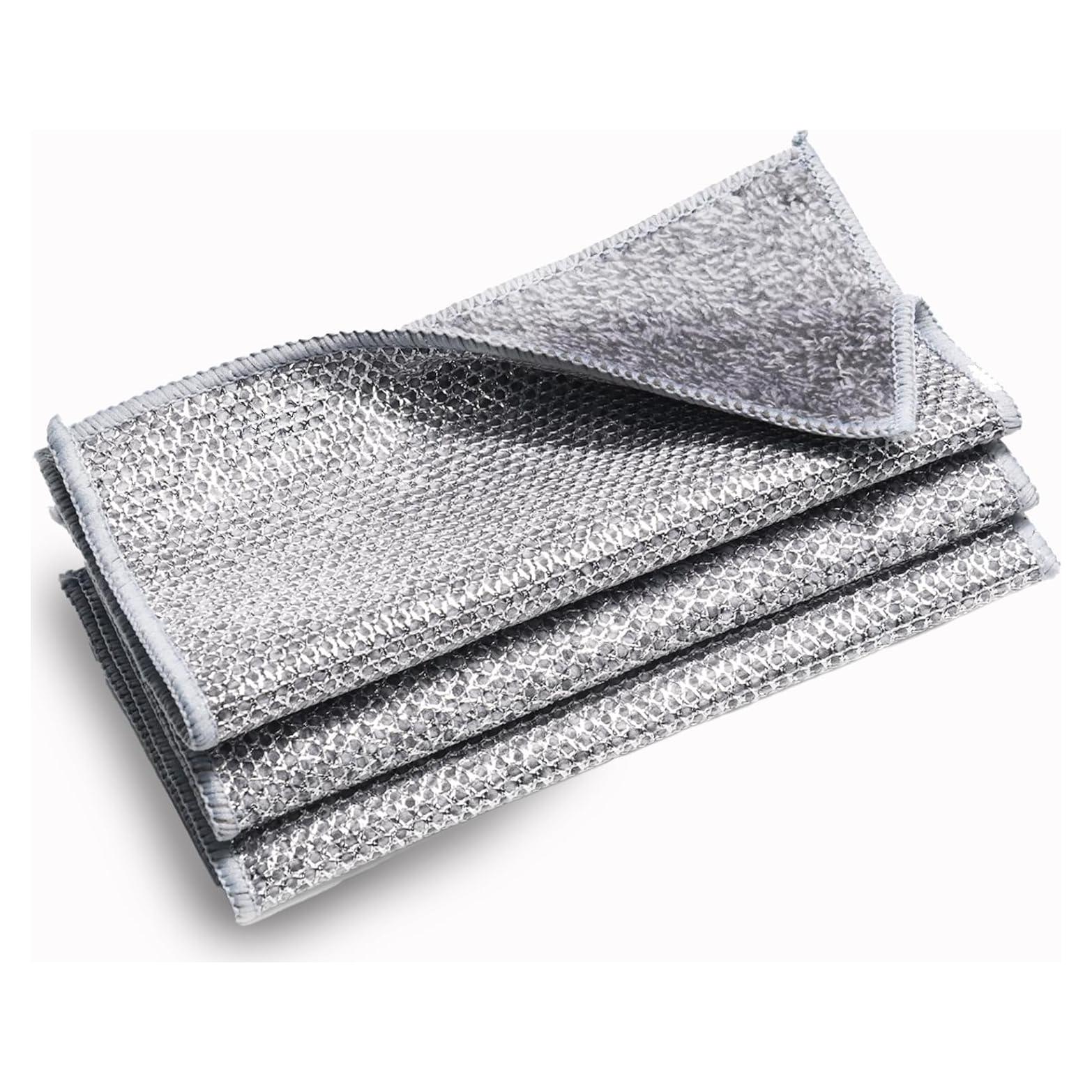 Paños de Cocina NESTLY 3 Pcs Antirrayas 20x20 cm Absorbentes