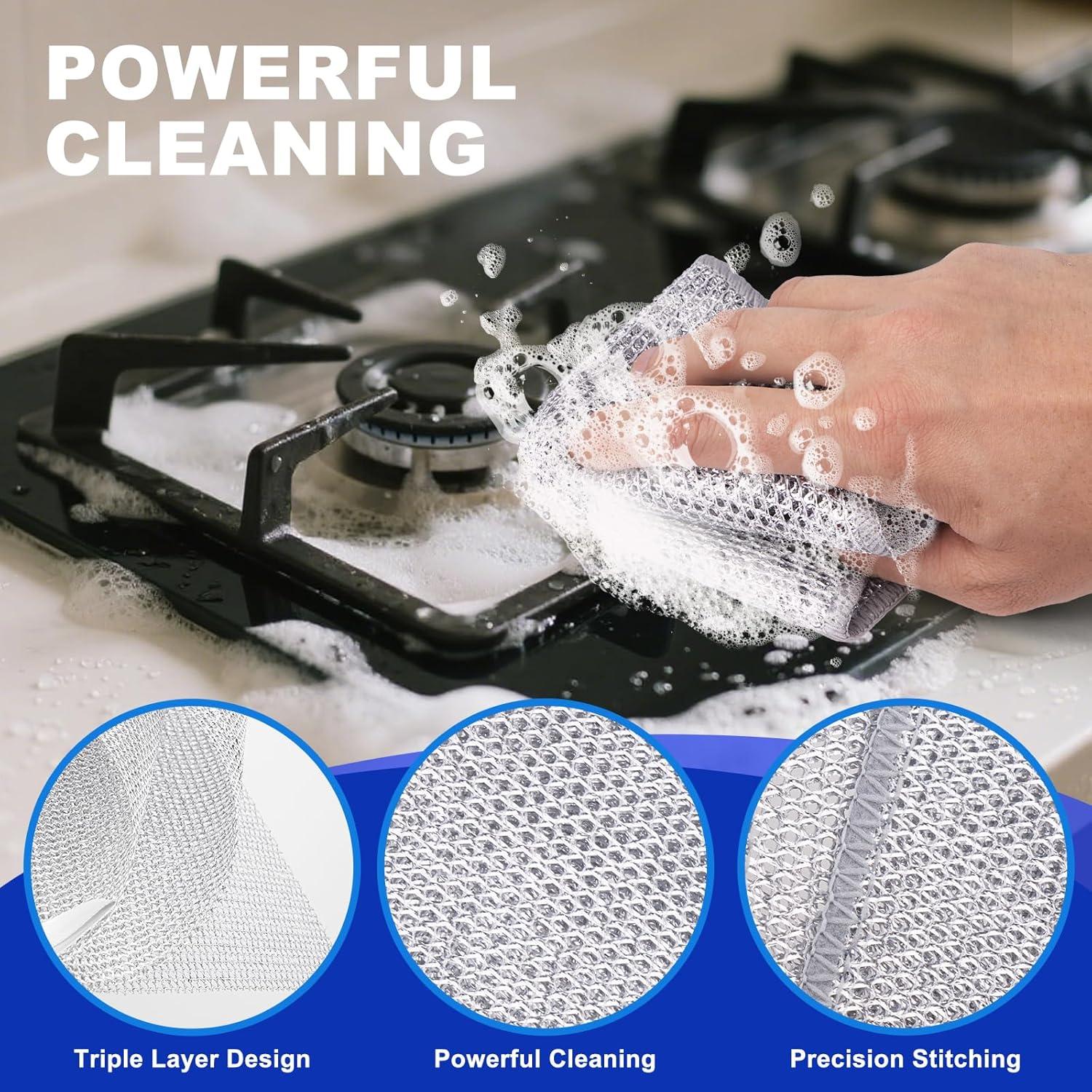 16 Paños de Cocina de Alambre Reutilizables Genérico 20.6cm