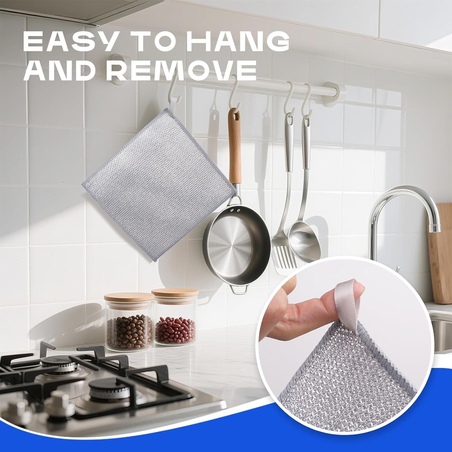 16 Paños de Cocina de Alambre Reutilizables Genérico 20.6cm