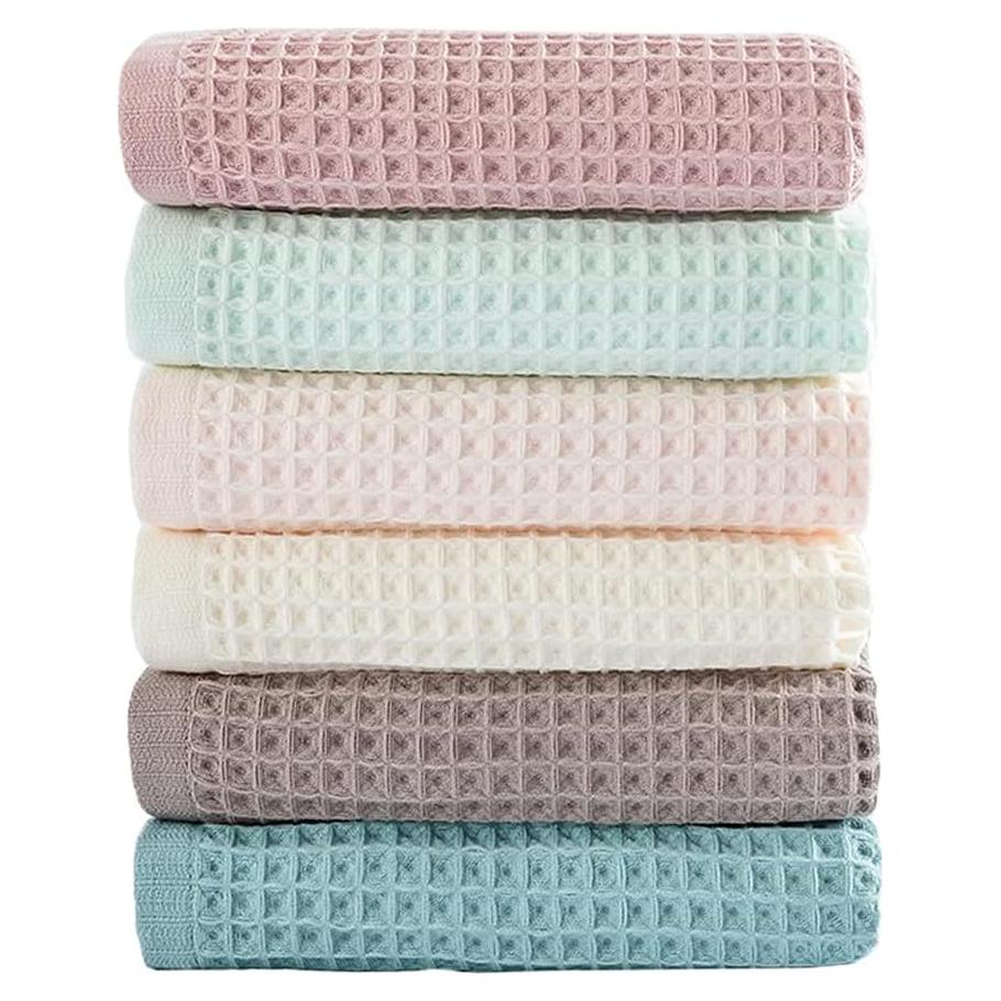 Paquete de 6 paños de cocina 100% algodón vfaejll 33x33 cm