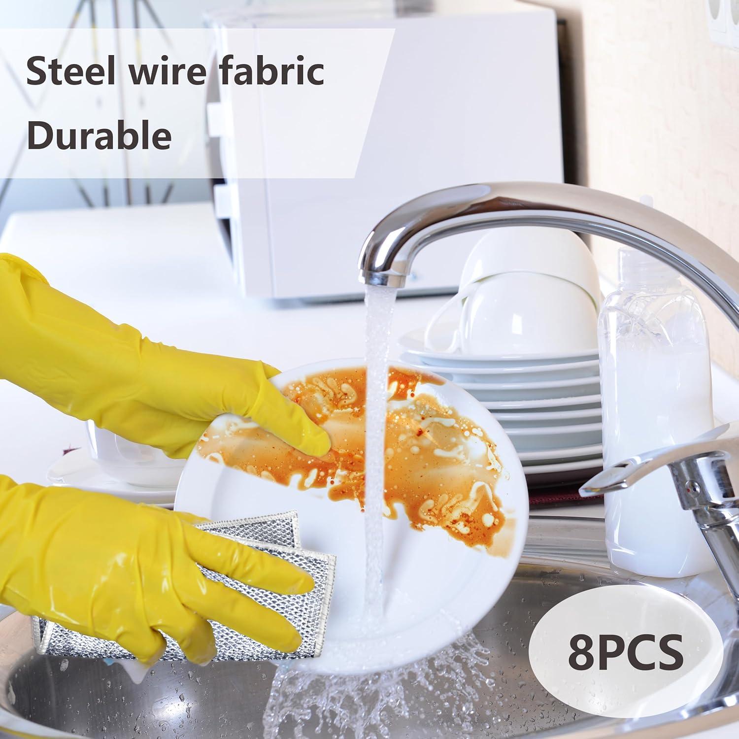 Trapos de Limpieza Doble Capa Sopurrrdy - 8 Piezas 20.83cm