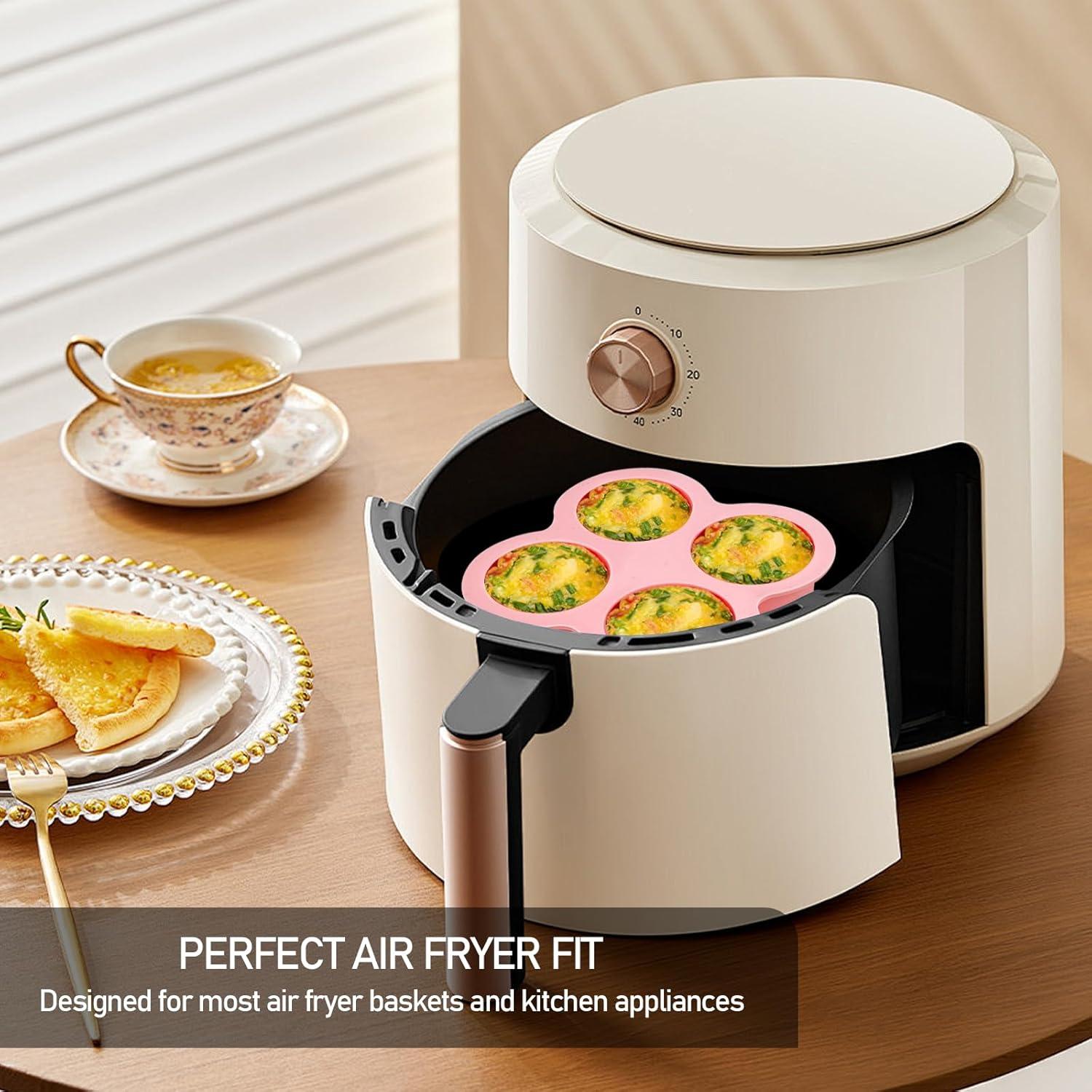 Moldes de Silicona para Huevos HUIKANGSHENG - 2 Pack Rosa