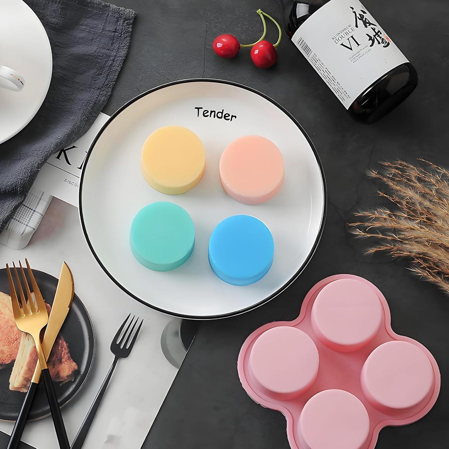 Moldes de Silicona para Huevos HUIKANGSHENG - 2 Pack Rosa