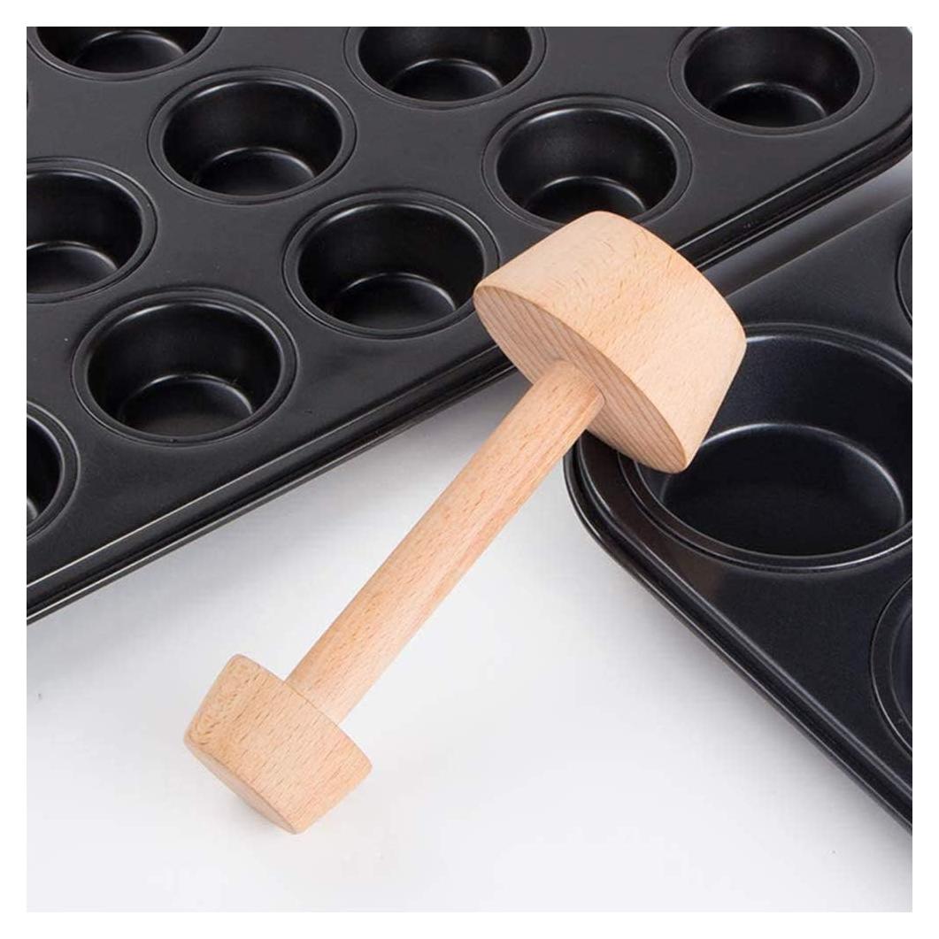 Prensador de Tartas Yxinjy de Madera Doble Cara para Hornear