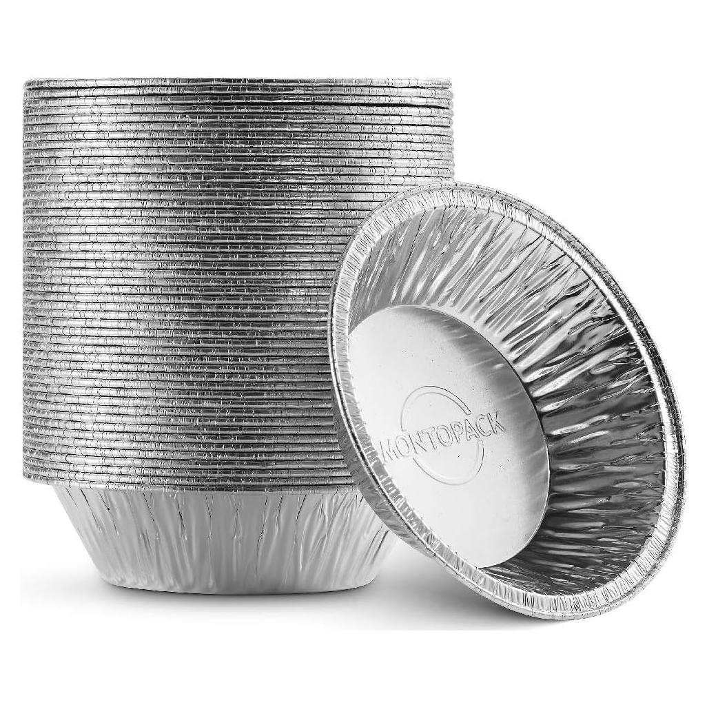 Bandejas Desechables de Aluminio MontoPack 5" (50 Piezas)