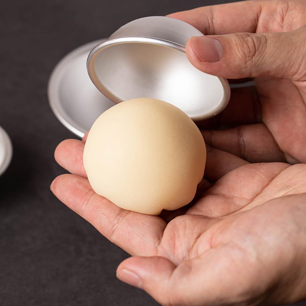 Moldes de Bombas de Baño GSHLLO 10 Pcs Aluminio 4.5cm