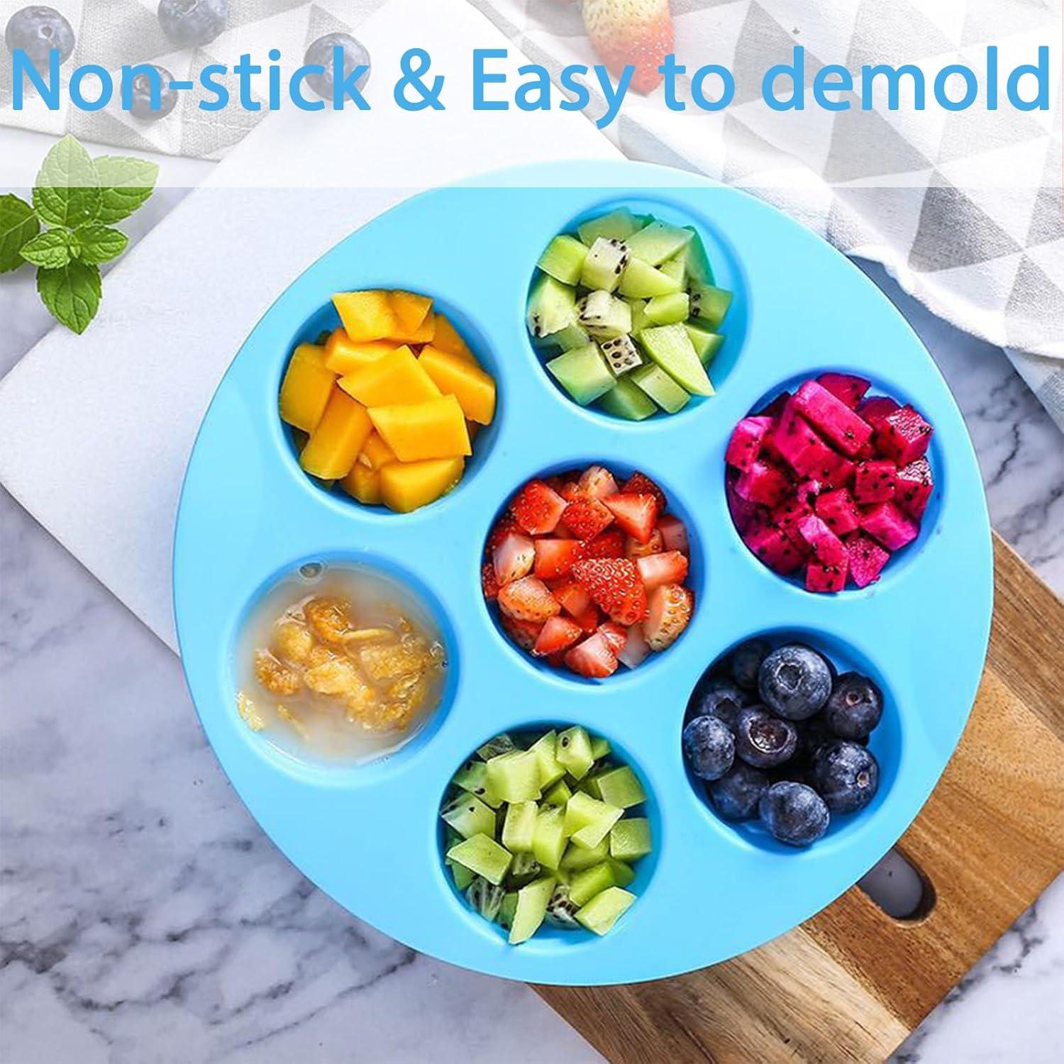 Molde de Silicona Fchil para Huevos en Freidora de Aire, 7 Tazas