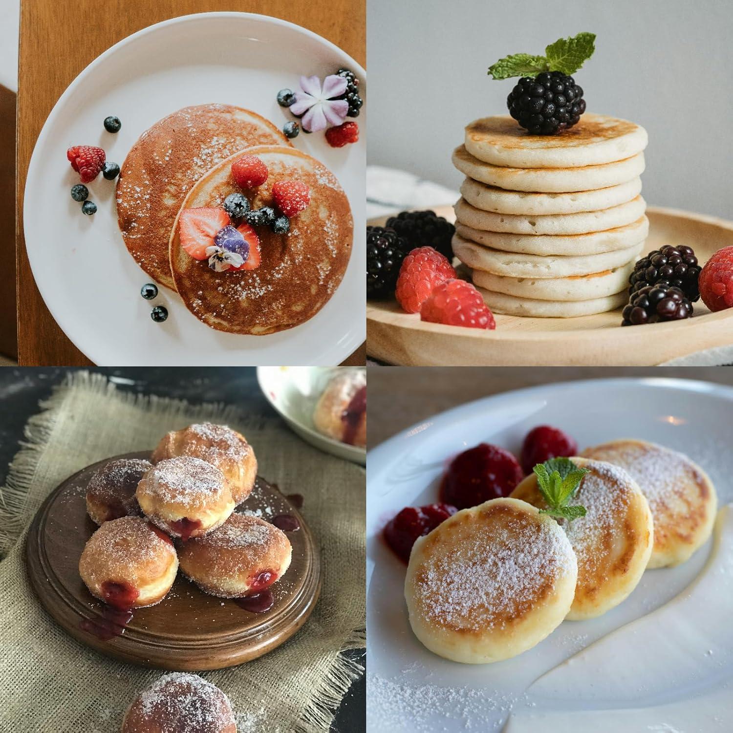 Molde de Silicona Redondo SAGOOITS 6 Cavidades 8 cm Antiadherente