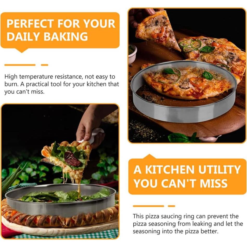 Anillo de Pastel Luxshiny de Acero Inoxidable 30.48cm