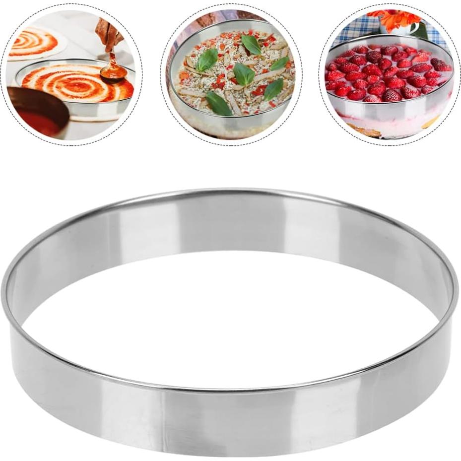 Anillo de Pastel Luxshiny de Acero Inoxidable 30.48cm