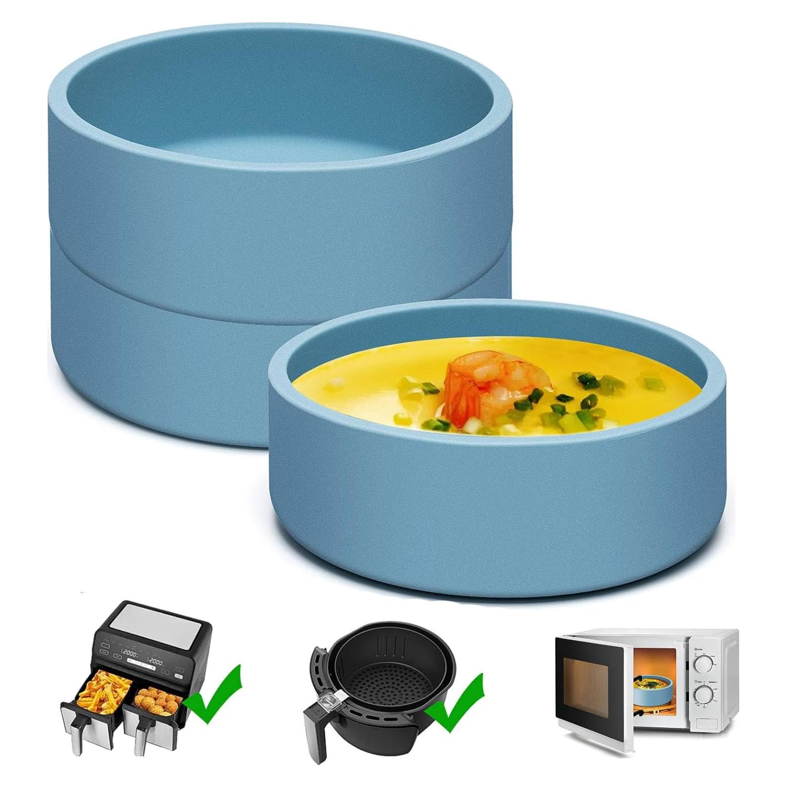 Molde de Silicona para Huevo Dootafy 3 Piezas Azul 10.16 cm