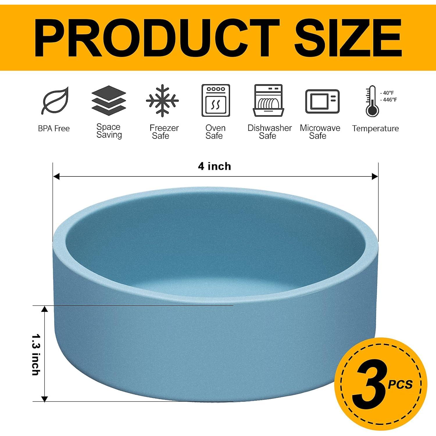 Molde de Silicona para Huevo Dootafy 3 Piezas Azul 10.16 cm