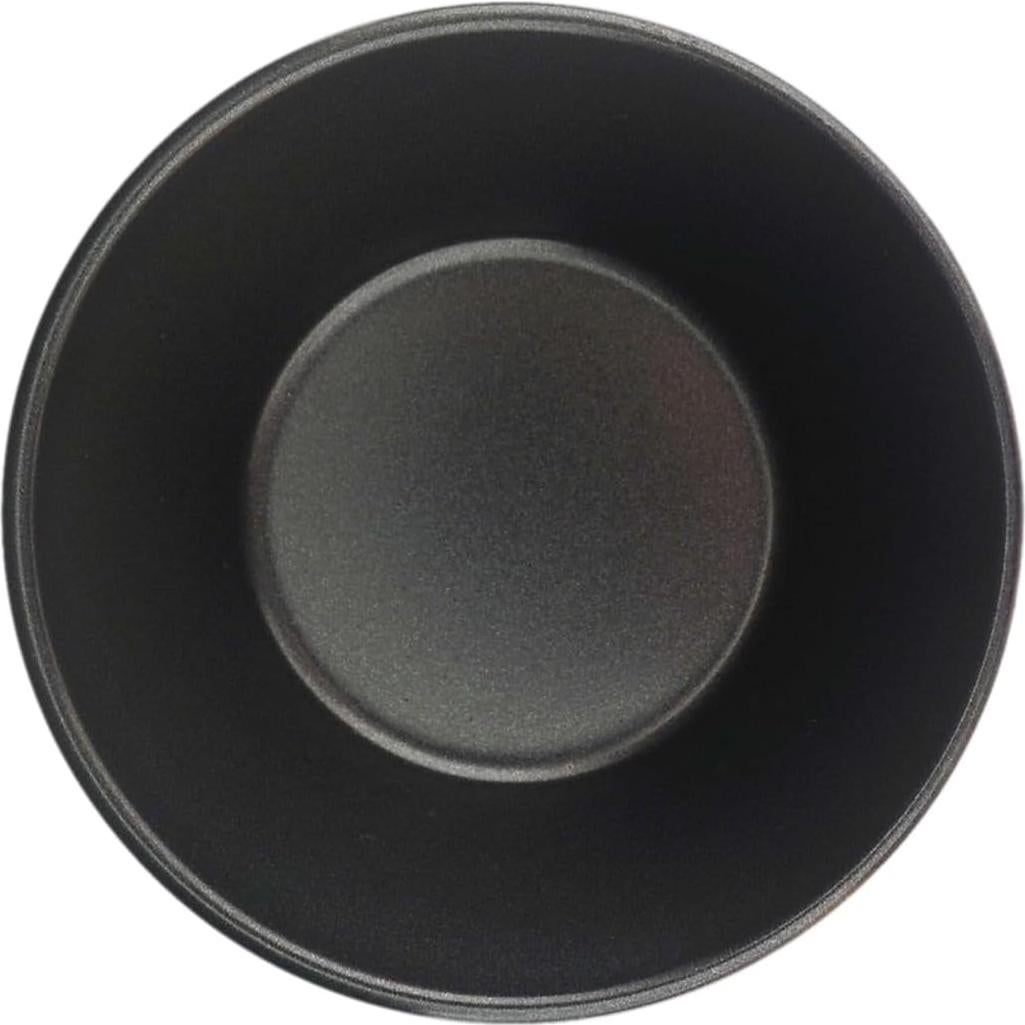 Molde Redondo para Tartas de Huevo Proshopping - 8 Piezas, Acero al Carbono