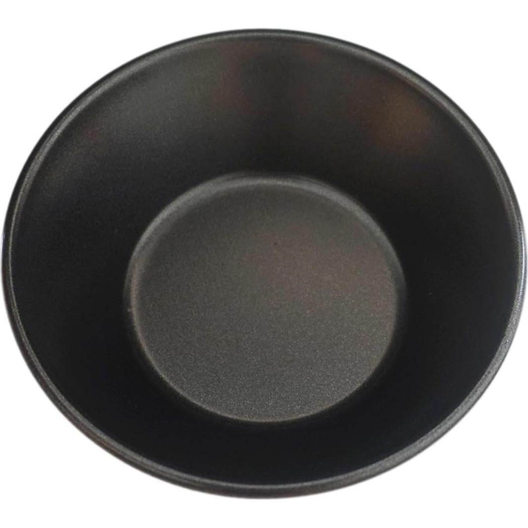 Molde Redondo para Tartas de Huevo Proshopping - 8 Piezas, Acero al Carbono