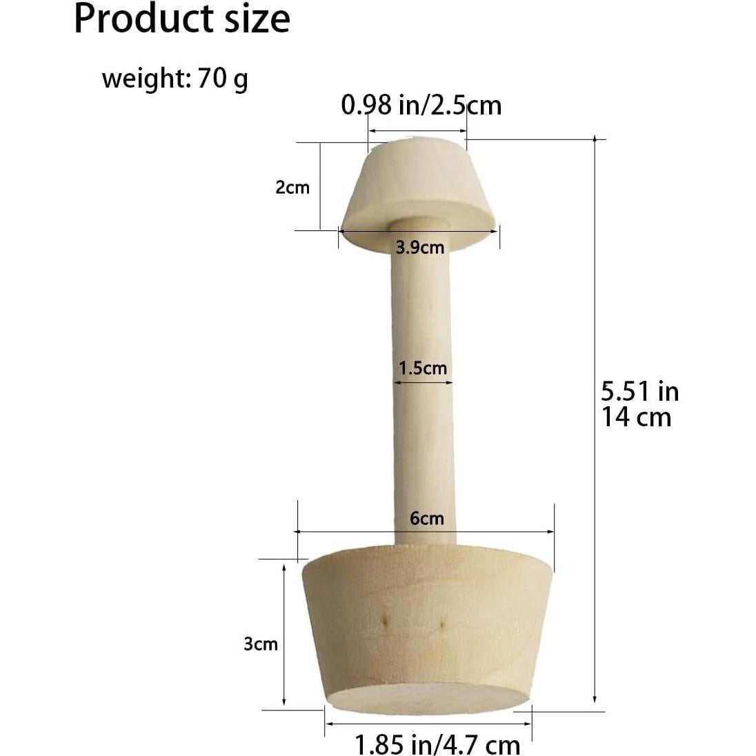 Prensador de Tartas de Huevo de Madera RANYUNSYZ Doble Cara