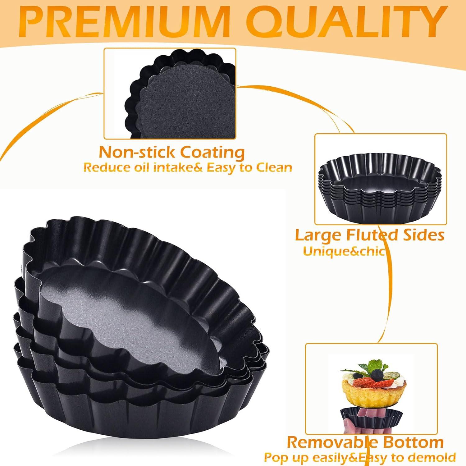 Set de 7 Sartenes para Tarta KUAYB 10 cm Antiadherente