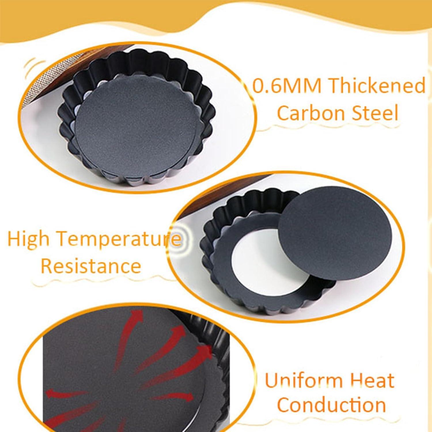 Set de 7 Sartenes para Tarta KUAYB 10 cm Antiadherente