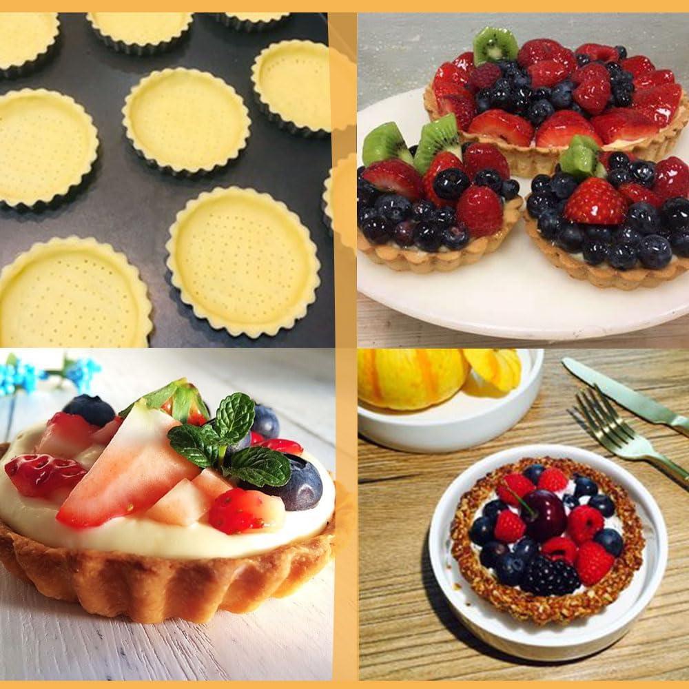 Set de 7 Sartenes para Tarta KUAYB 10 cm Antiadherente