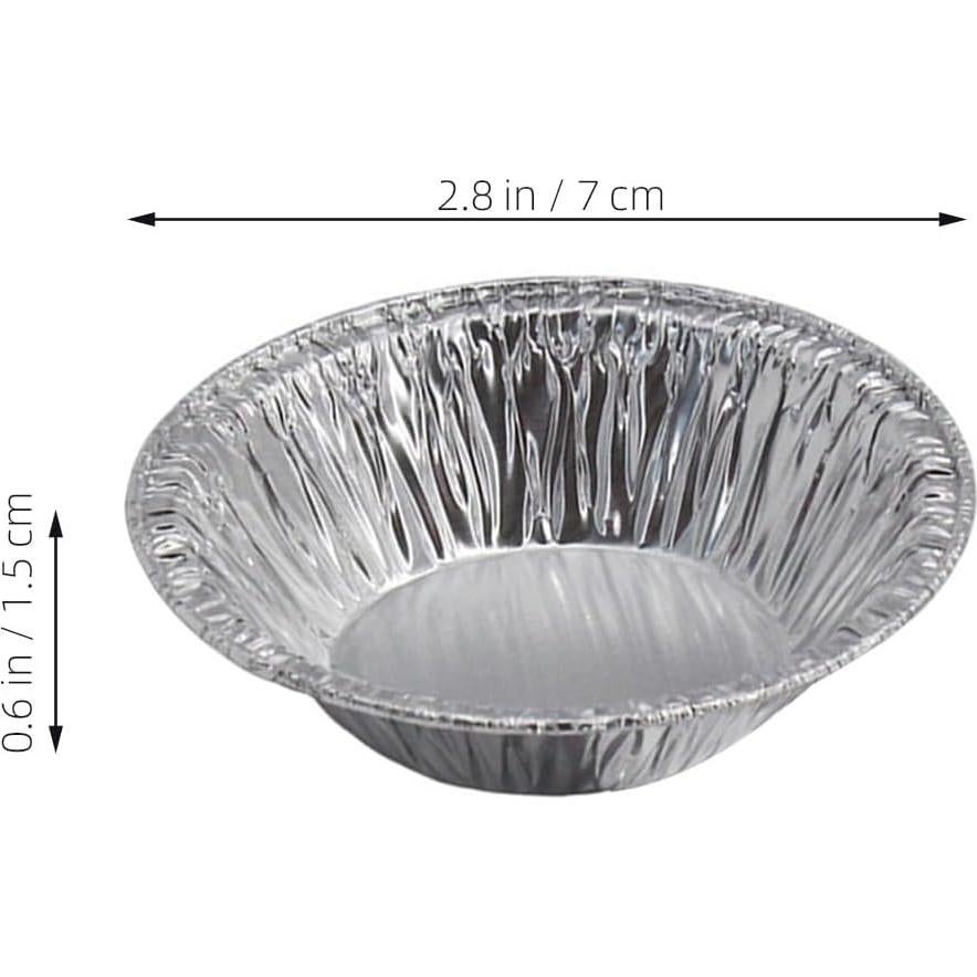 Paquete de 500 Moldes de Tartas de Aluminio Cabilock 7.1 cm