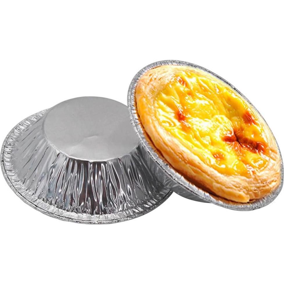 Paquete de 500 Moldes de Tartas de Aluminio Cabilock 7.1 cm